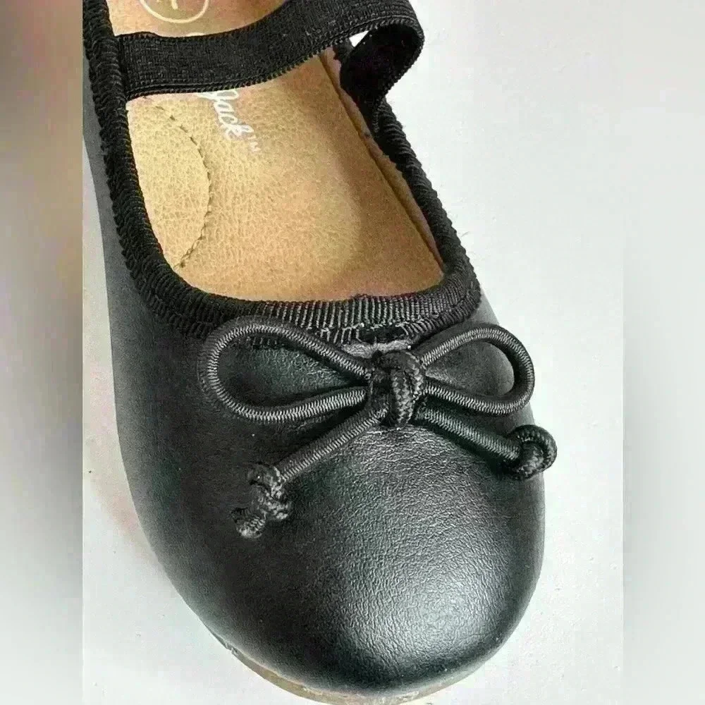 Cat and Jack Black Flat Ballet Girl's Slip -On Shoes (SH34)